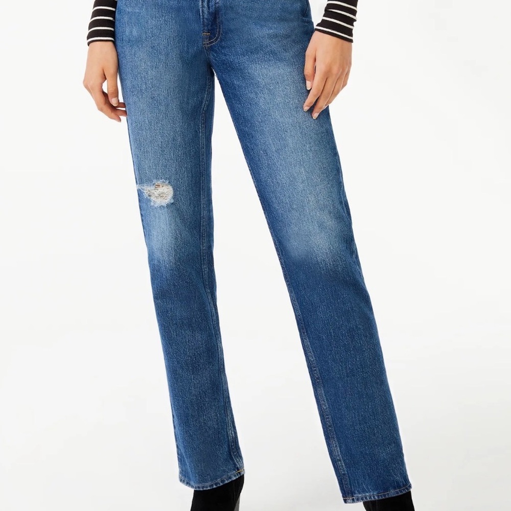 90’s Straight High Rise Jeans